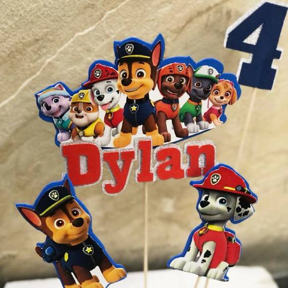 Topper Cake Paw Patrol